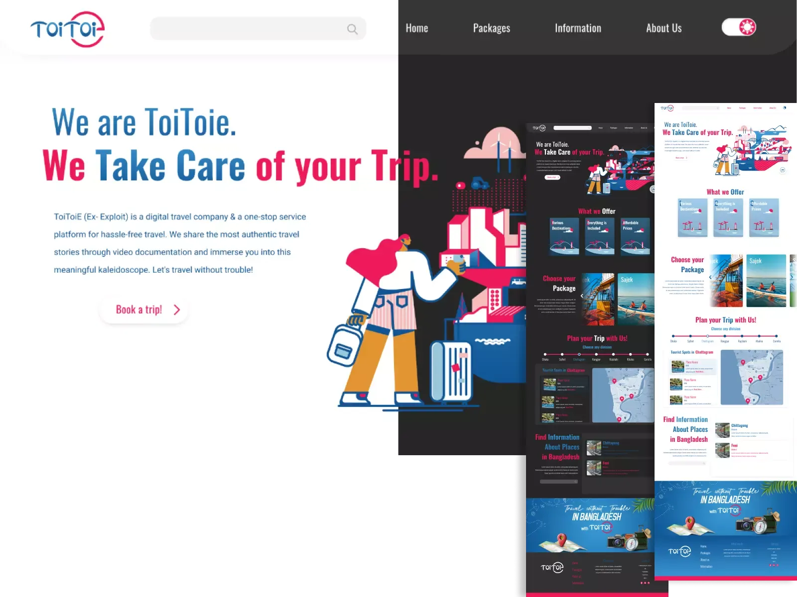 Toitoie Ui design by ishfaq ahmed